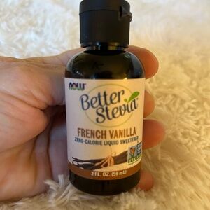 NOW BetterStevia French Vanilla Liquid Sweetener, 2-Ounce